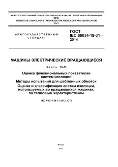 GOST IEC 60034-18-31-2014