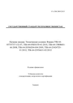 O’z DSt 2809:2013